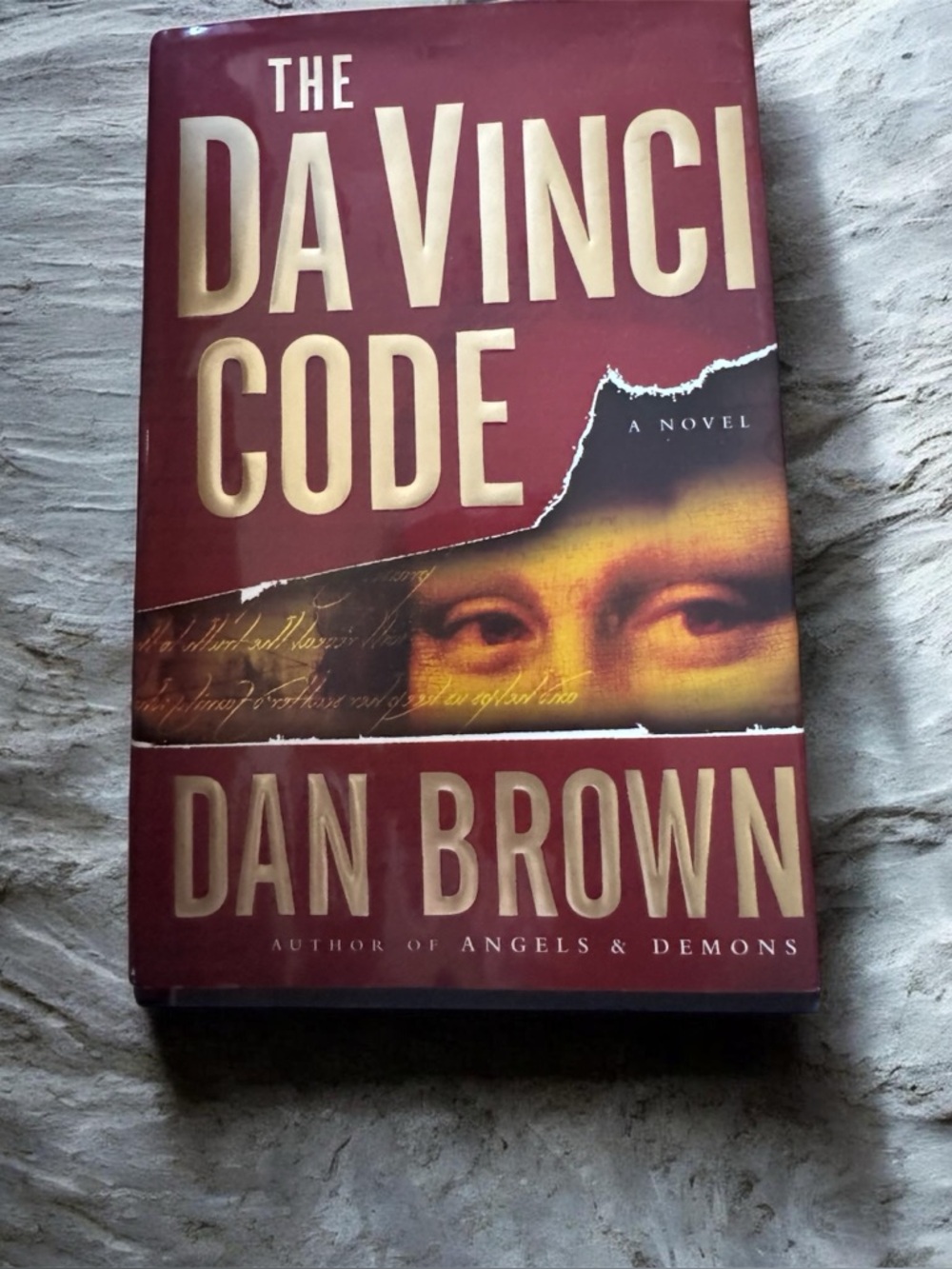 The Da Vinci Code by Dan Brown - Red Cover Hardcover/Trade Paperback